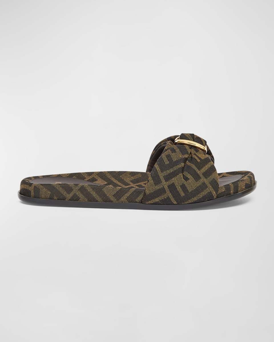 FF Jacquard Flat Slides